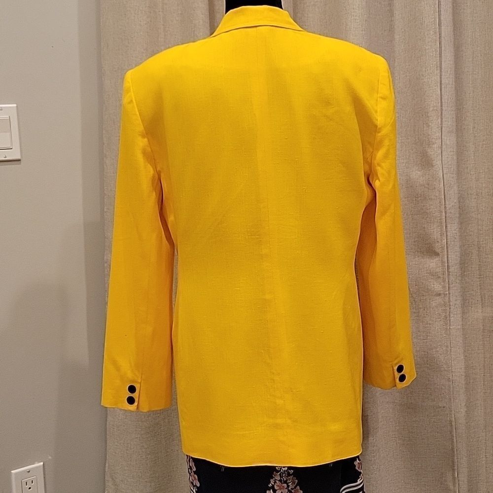 Clichy Blazer, Size10,Rayon Linen View 4